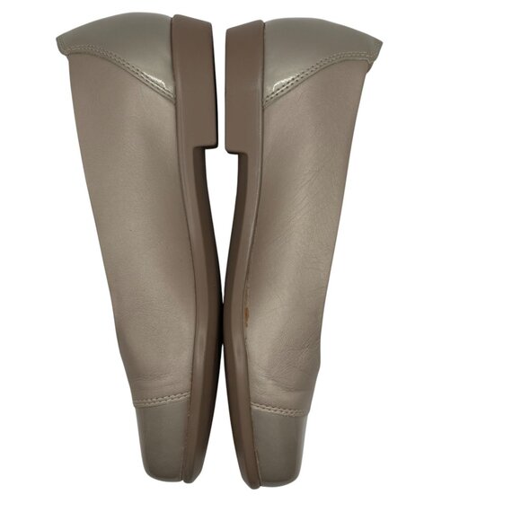 SAS Coco Flat Shoes Women's 7WW Nude Leather Comfort Slip On‎ Cap Toe Loafer USA - Picture 6 of 10